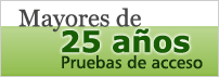 Pruebas de acceso a la Universidad para Mayores de 25 años